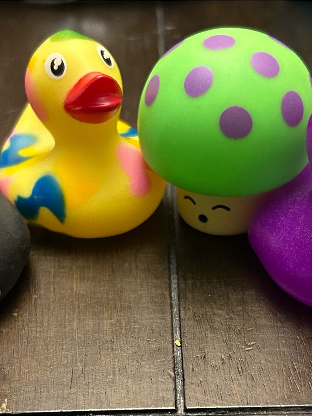 Rubber Duck/Mushroom Bath Toy for Kids